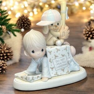 Vintage Precious Moments "Wishing you a Very Successful Christmas" Figurine